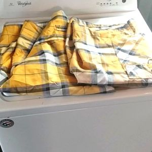 Yellow shirt with matching shorts